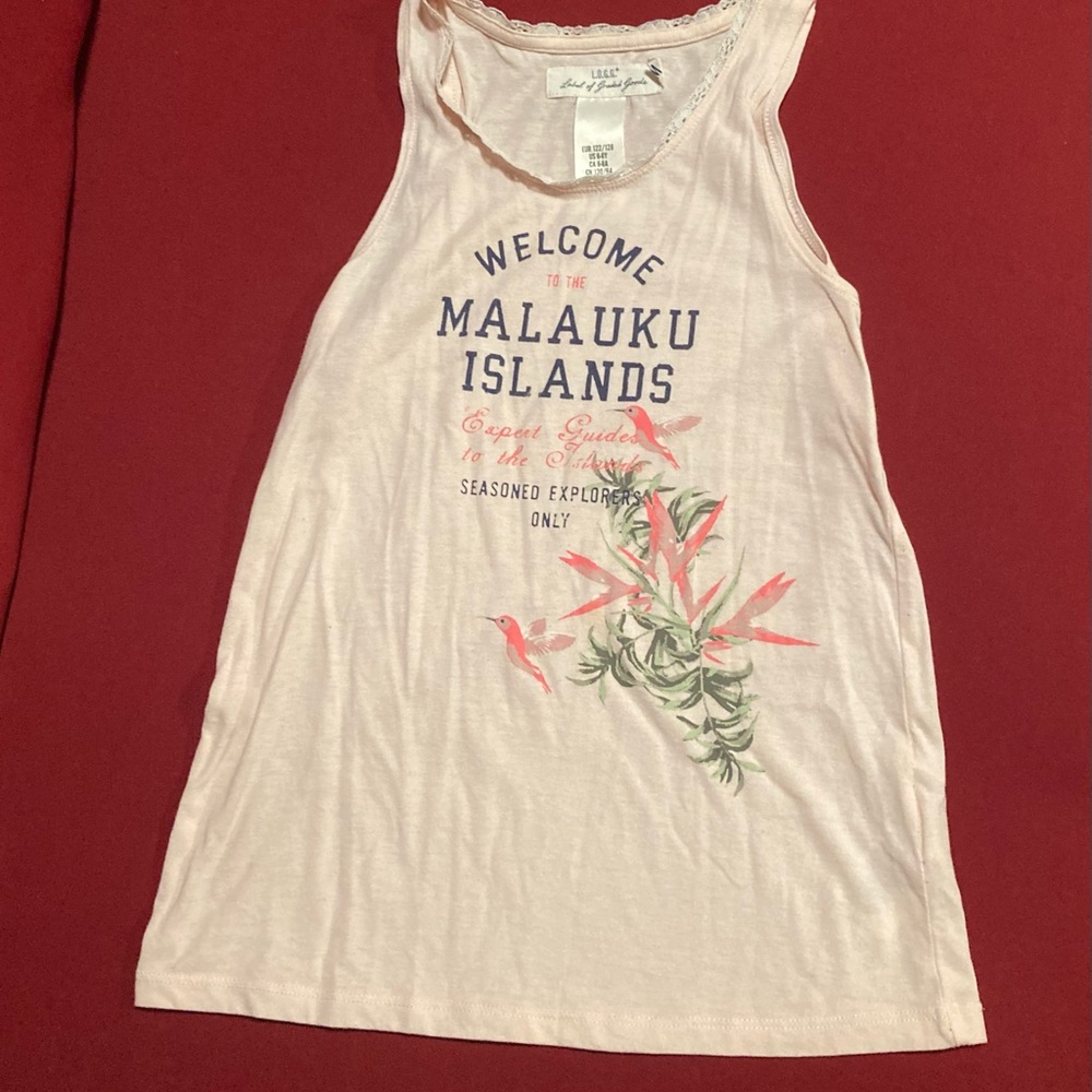 Girls H&M pink top